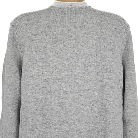 Love Ellie Womans size M Long Sleeve Open Front Gray Cardigan Sweater Pocket NEW - Picture 5 of 8